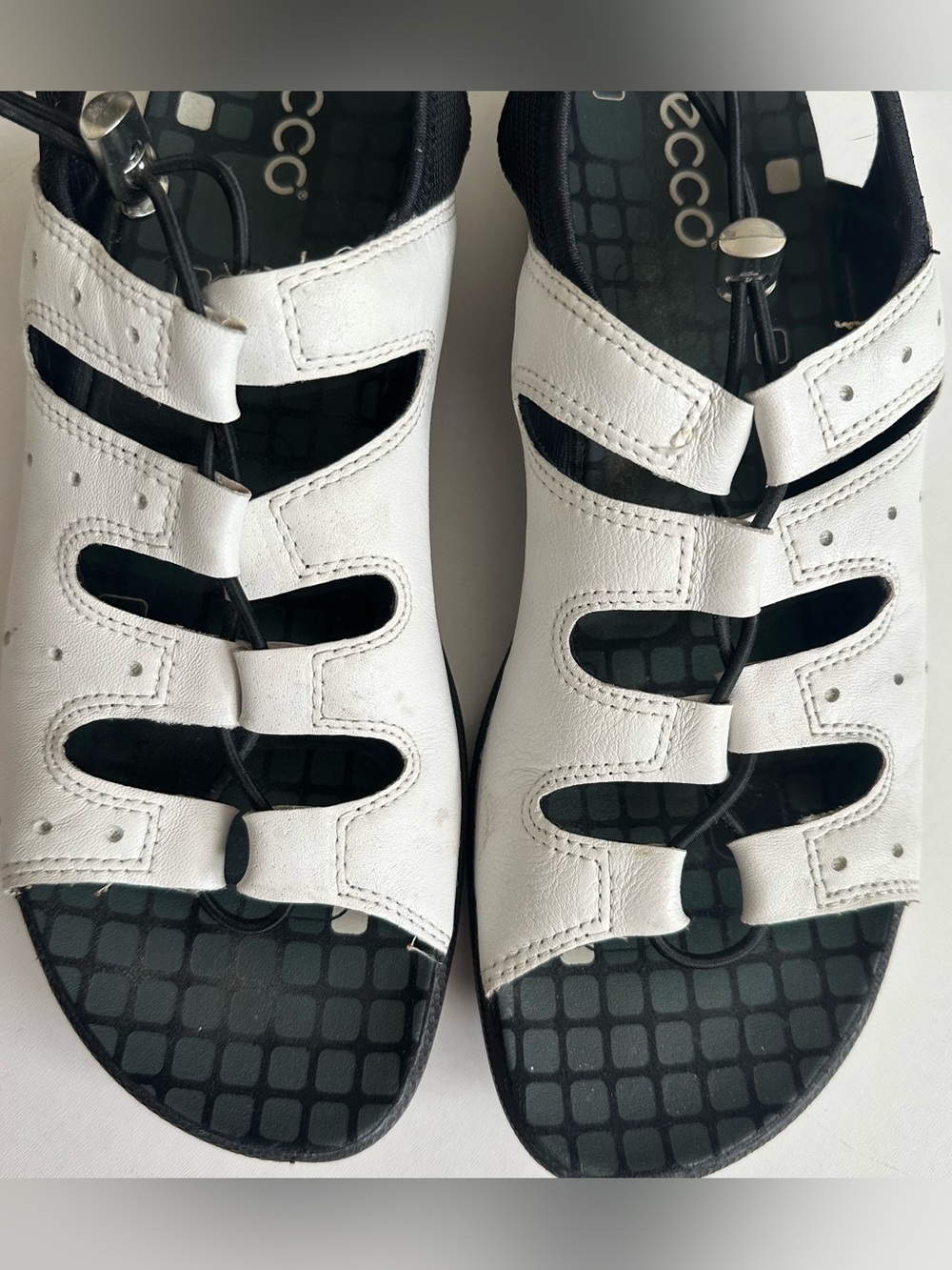 Ecco White Off-road Roam Sandal Size 8.5 Size 39 Price $129 - Picture 3 of 7